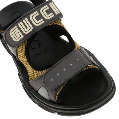 gucci mens sandals for sale|gucci men's slip on sandal.